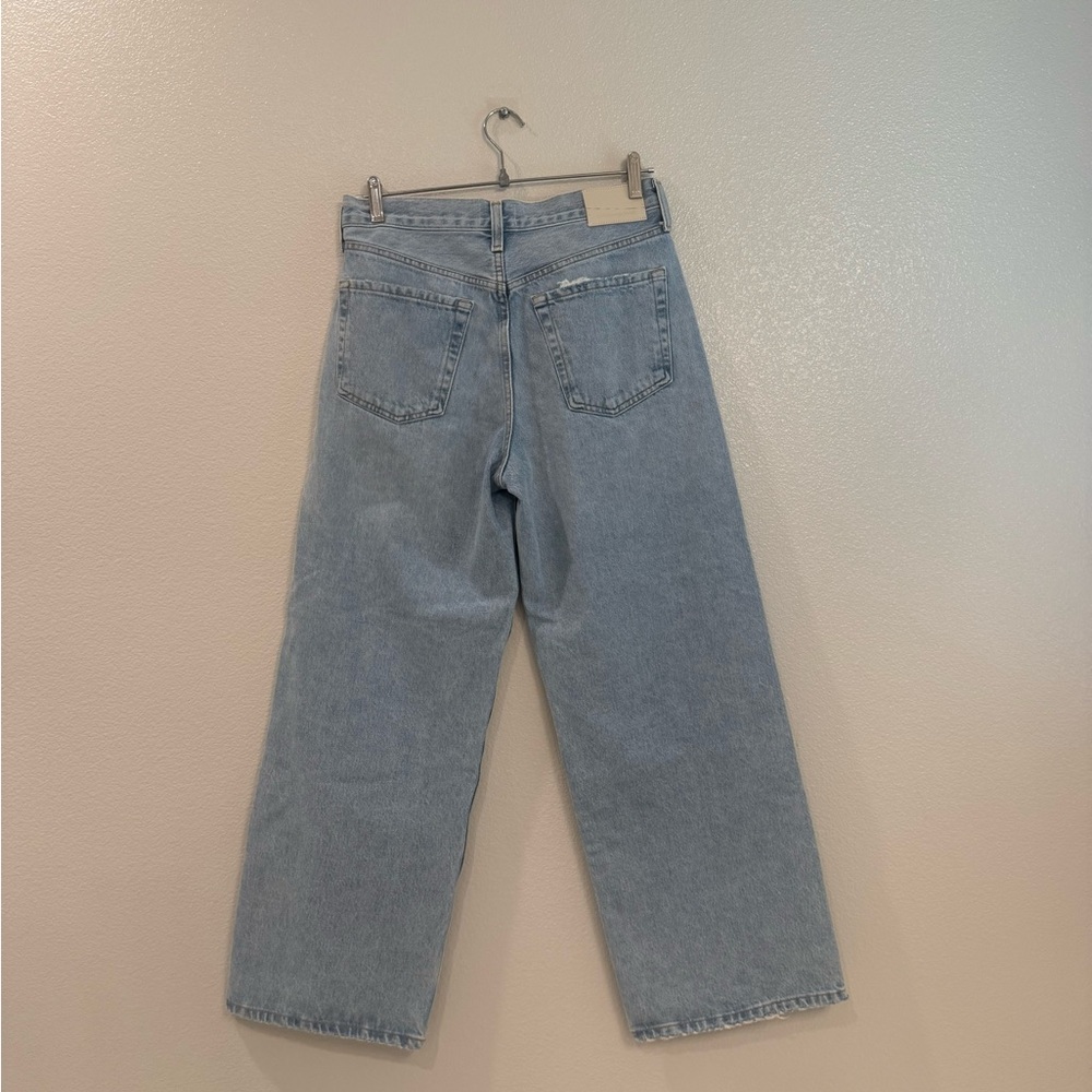 Aritzia Citizens of Humanity Sky Blue Wide Leg Flare Jeans - Picture 9 of 11